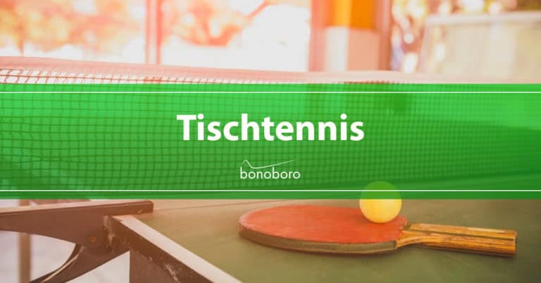 Tischtennis Regeln Ping Pong Tischtennis spielen bonoboro Freizeitaktivitäten